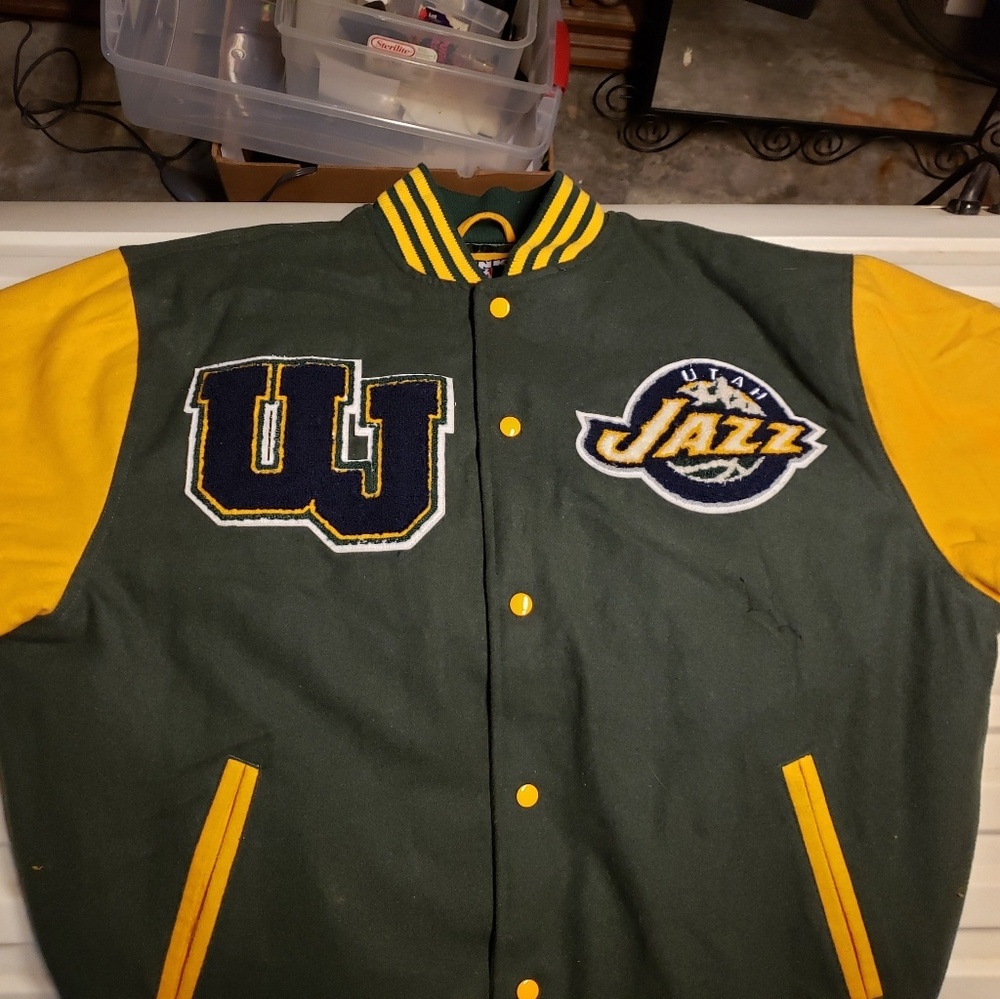 Utah Jazz Letterman Jacket